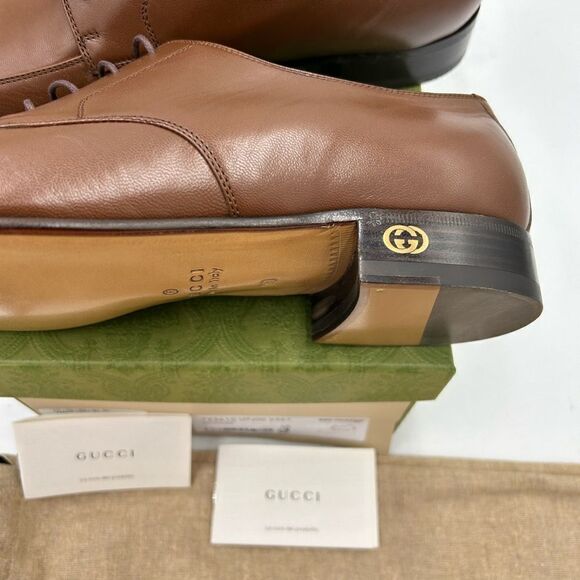 Men’s Gucci Leather, Oxford size 10 made in Italy main image 10